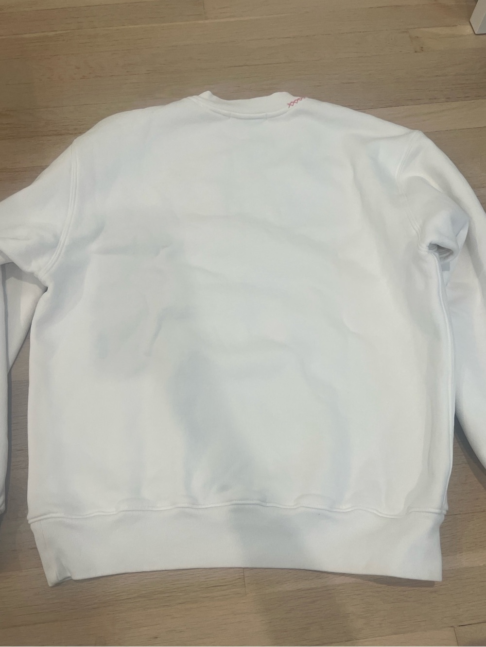 Madhappy White Pink Crewneck Sweatshirt Size Medium - Picture 2 of 2